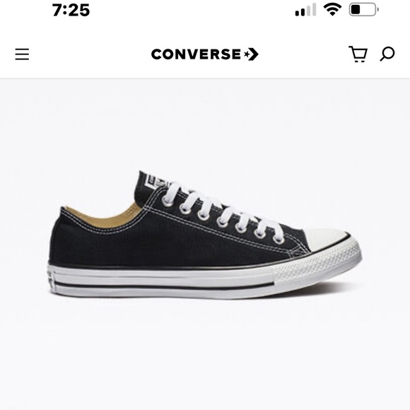 Navy Blue Converse All Stars - Picture 7 of 7